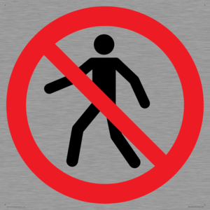 P004 Prohibition: No thoroughfare